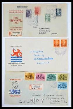 Lot 39474 FDC collection Netherlands 1950-1960. Cat. 6600+