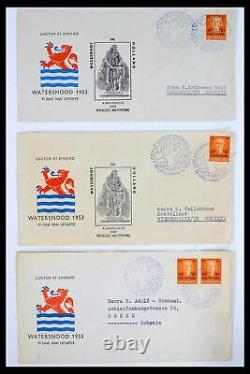 Lot 39474 FDC collection Netherlands 1950-1960. Cat. 6600+