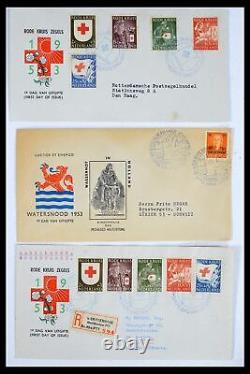 Lot 39474 FDC collection Netherlands 1950-1960. Cat. 6600+