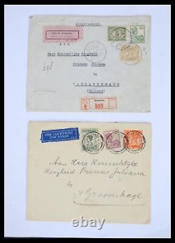 Lot 39622 Cover collection Netherlands and territories 1852-1962 in folder