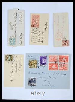 Lot 39622 Cover collection Netherlands and territories 1852-1962 in folder