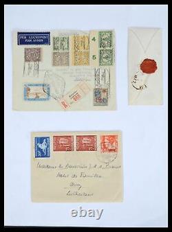 Lot 39622 Cover collection Netherlands and territories 1852-1962 in folder