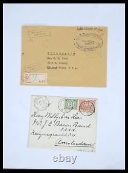 Lot 39622 Cover collection Netherlands and territories 1852-1962 in folder