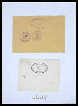 Lot 39622 Cover collection Netherlands and territories 1852-1962 in folder