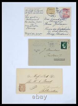 Lot 39622 Cover collection Netherlands and territories 1852-1962 in folder