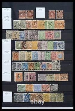 Lot 39760 Stamp collection Netherlands colonies 1864-1974 in stockbook