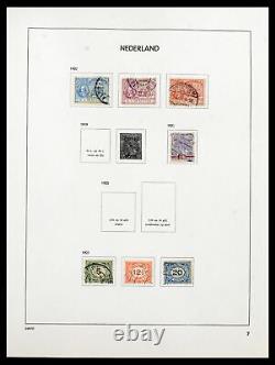 Lot 39799 Stamp collection Netherlands 1869-1982 in Davo album