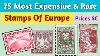 Most Expensive Stamps Of Europe 75 Most Valuable Stamps In The World Worth High Price