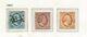 Netherlands 1852 King William 5/10/15 Cent Imperf Set Used Sg1/2/3bunused