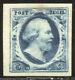 Netherlands #1 Mint Vf 1852 5c Blue