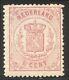 Netherlands #20 Mint Nh 1869 1 1/2c Rose