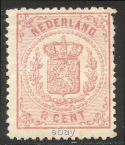 NETHERLANDS #20 MInt NH 1869 1 1/2c Rose