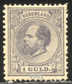 NETHERLANDS #32 Mint 1888 1g Gray Violet