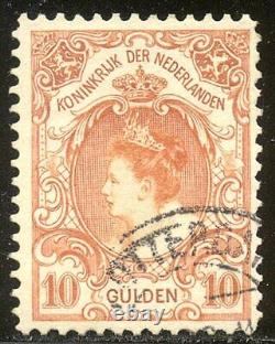 NETHERLANDS #86 Used 1905 10g Orange