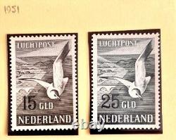 NETHERLANDS #C13-14 MNH 1951 Gulls Set HARIASTAMP. Excellent BIRDS UNMOUNTED M