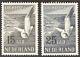 Netherlands #c13-14 Mint Nh 1951 Seagulls Set