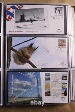 NETHERLANDS FDC 2013 COMPLETE COLLECTION OF 30 FDC NVPH E664-686 Including PB217