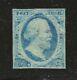 Netherlands Stamp #1 5c Blue Imperforate 1852 Unused
