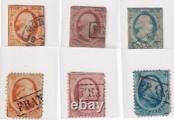 NETHERLANDS Stamps- 1852-64 King William III -Used collection