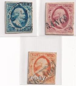 NETHERLANDS Stamps- 1852-King William III -Used collection Great cancels