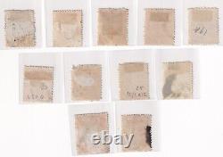 NETHERLANDS Stamps- 1872-78 -King William III -Used collection