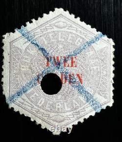 NETHERLANDS stamp 1877 1903 Telegraph 2G TWEE GULDEN / used / FS44