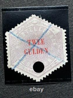 NETHERLANDS stamp 1877 1903 Telegraph 2G TWEE GULDEN / used / FS77