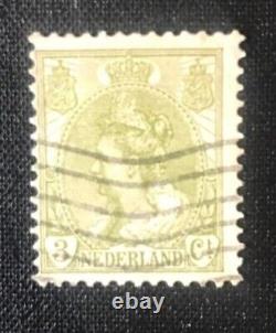 Nederland 1901 3C Dutch Cent Stamp Netherlands Queen Wilhelmina