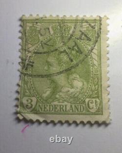 Nederland Queen Wilhelmina Stamps Rare 2 pc