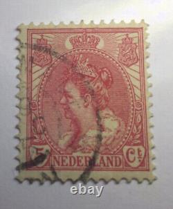 Nederland Queen Wilhelmina Stamps Rare 2 pc