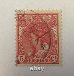 Nederland Queen Wilhelmina Vintage Stamp