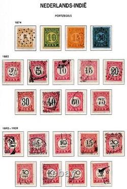 Netherland Indies 1882-1941 Air Mails & Postage Due Stamps Appears Complete