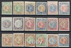 Netherland Indies 1892 NVPH 30 selection PROOFS UNG