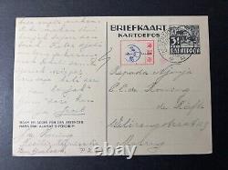 Netherland Indies Prisoner of War POW Postcard Cover Bentuoeloek to Malang Japan