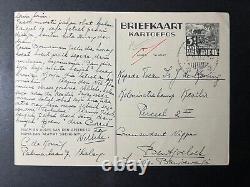 Netherland Indies Prisoner of War POW Postcard Cover Bentuoeloek to Malang Japan