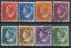 Netherland Indies Stamps 1941 Nvph 275-281 Canc Vf