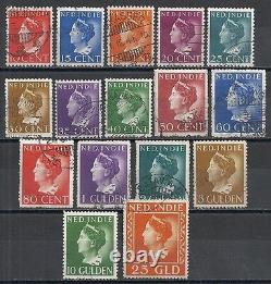 Netherland Indies stamps 1941 NVPH 275-289 CANC F/VF