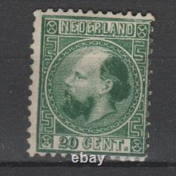 Netherlands 1867 NVPH 10 IIA William III 20c green unused
