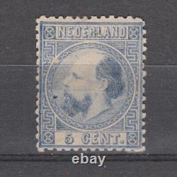 Netherlands 1867 NVPH 7IIE 5c blue William III MH