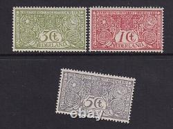 Netherlands 1906 NVPH 84-86 MNH VF / CAT VALUE $800