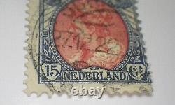 Netherlands, 1908, 15 Cent, Queen Wilhelmina, Rare Used Stamp