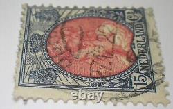 Netherlands, 1908, 15 Cent, Queen Wilhelmina, Rare Used Stamp