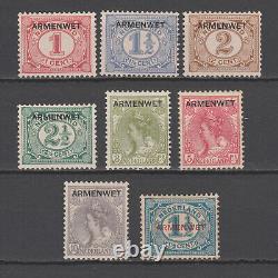 Netherlands 1913 Service 1-8 Armenwet (NVPH D1-8) MNH