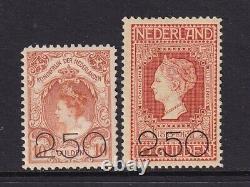 Netherlands 1920 NVPH 104-105 MNH VF / CAT VALUE $900