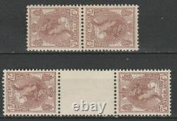 Netherlands 1924 NVPH 61b & 61c tete beche MNH certificate