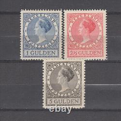 Netherlands 1926 163-165 1-5 GLD Veth High Values MNH