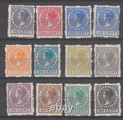 Netherlands 1928 NVPH R45-R56 (WMK) syncopated/roltanding MNH