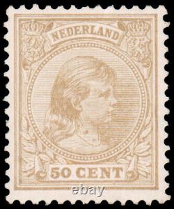 Netherlands #49 Mint CV$550.00 1894 50c Yellow Brown
