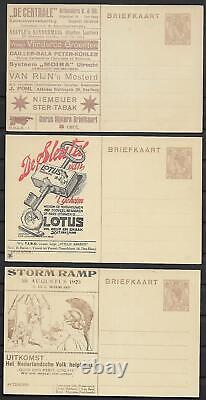 Netherlands 7 1/2c Bontkraag ADVERTISING Postal Stationaries not sent / Scarce