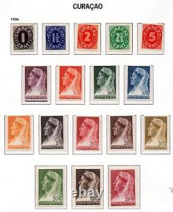 Netherlands Antilles Curacao 1934-1942 Six Complete Sets Mint Hinged